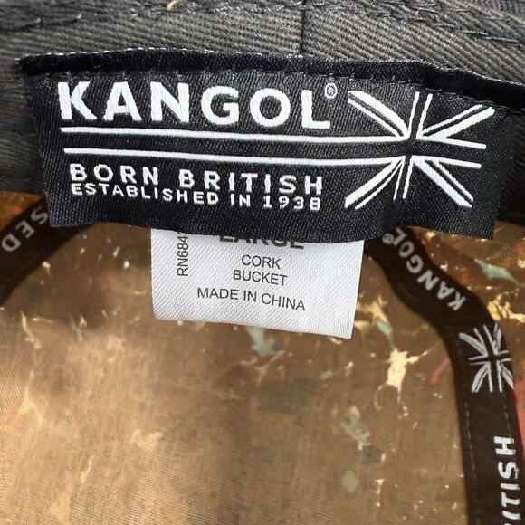 Kangol Cork Bucket Hat Tan Multicolor Size Large Unisex - Picture 3 of 9